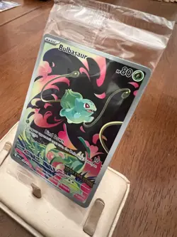 Pokemon TCG Card Bulbasaur 133/132 Mega Evolution Stamped Promo English - Image 3
