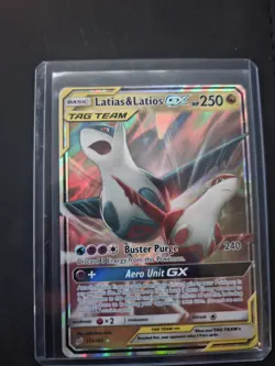 Pokemon TCG Latias and Latios Tag Team GX 113/181 MP Condition - Image 1