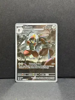 Pokemon TCG Bisharp Card 143/086 Illustration Rare, Sv: Black Bolt, NM Condition - Image 1