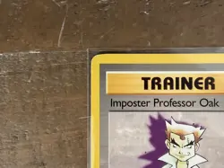 Pokemon TCG Imposter Professor Oak 73/102 Base Set Non-Holo Rare Unlimited - Image 3