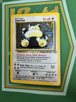 Snorlax 11/64 Vintage Jungle Set Unlimited Holo Rare 1999 Pokemon TCG MP - Image 3