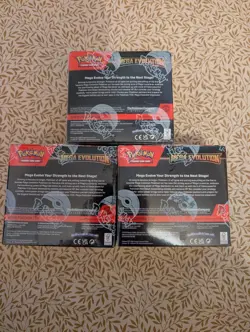 Mega Evolutions Booster Box X3 Pokemon TCG Brand New & Sealed 108 Total Packs - Image 2
