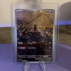 Pokemon TCG Sandygast Scarlet & Violet Paldea Evolved Card 214/19 NM Condition - Image 1