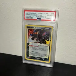 2021 Pokemon Celebrations Classic Collection #17 UMBREON GOLD STAR PSA 10 graded - Image 4