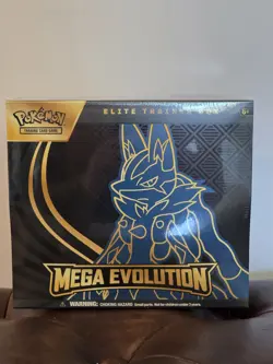 Pokemon TCG Mega Evolution Lucario Elite Trainer Box ETB SEALED - Image 1
