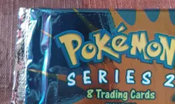 2000 topps pokemon tv animation series 2 FACTORY SEALED PACK - Image 3