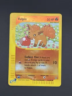Pokemon TCG: Vulpix Aquapolis #116/147 Reverse Holo LP Condition - Image 1