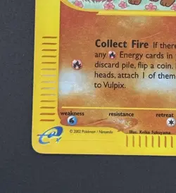 Pokemon TCG: Vulpix Aquapolis #116/147 Reverse Holo LP Condition - Image 4