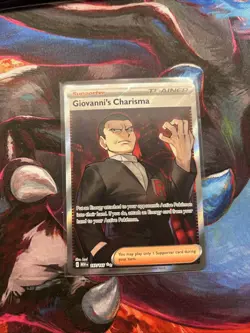 Giovanni's Charisma SR 197/165 Ultra Rare Pokemon Scarlet & Violet 151 - Image 1