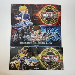 Yugioh Trading Card Game Boards 3 Playmats 1996 2014 Legendary Collection Kaiba - Image 1