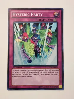 Yu-Gi-Oh! TCG Hysteric Party LCJW-EN112 1st Edition Super Rare - Image 1