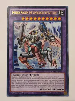 Yu-Gi-Oh Imperion Magnum the Superconductive Battlebot SDMY-EN041 - Image 1