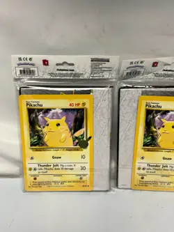 Pokemon 25th Anniversary Jumbo Cards Complete Set First Partner Pack Binder 2pc - Image 5