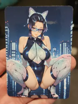 Shinobu - Waifu - Demon Slayer - DIY - Full Art - Glossy - Photo Art Card - Image 2