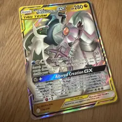 Pokemon Arceus Dialga Palkia GX Cosmic Eclipse Tag Team Card 156/236 Mint/LP - Image 2