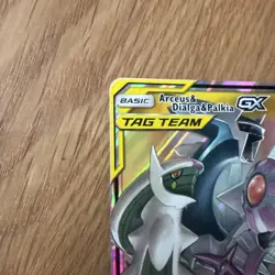 Pokemon Arceus Dialga Palkia GX Cosmic Eclipse Tag Team Card 156/236 Mint/LP - Image 3