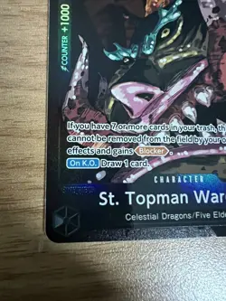 OP13-089 St. Topman Warcury R Alt Art One Piece TCG English Card - Image 2