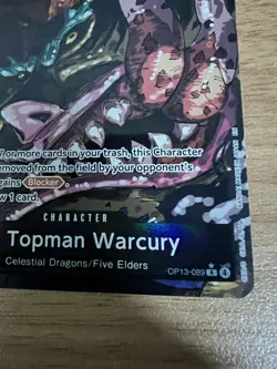 OP13-089 St. Topman Warcury R Alt Art One Piece TCG English Card - Image 3