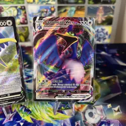 Pokemon Card Cramorant V&VMAX 054&055/072 Holo Full Art Shining Fates Near Mint - Image 3