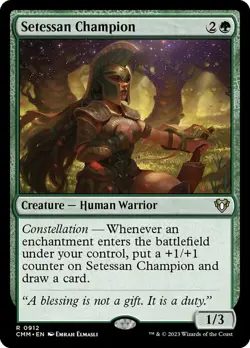 Near Mint x 1 Setessan Champion Commander Masters - Image 1