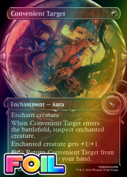 x1 Convenient Target MKM MTG 305 FOIL SHOWCASE UNCOMMON M/NM 1x - Image 1