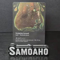 MTG Edge of Eternities Stomping Ground (Borderless - Galaxy Foil) 0378 - Image 1