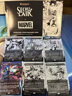 Secret Lair x Marvel's Spider-Man: Venom Unleashed (Inks) - Rainbow Foil - Image 1