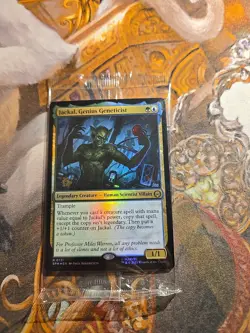 Jackal, Genius Geneticist Foil Prerelease MTG Spider-Man - Sealed - - Image 1
