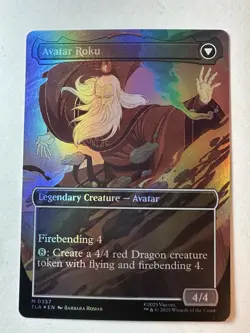 Magic: The Gathering The Legend of Roku Borderless Avatar: Last Airbender Foil - Image 2