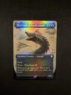 MTG Avatar: The Last Airbender, The Unagi of Kyoshi Island - Borderless Foil NM - Image 1