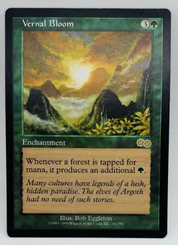Vernal Bloom Magic the Gathering MTG Urza's Saga - Image 1