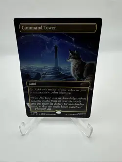 R 7063 Command Tower Borderless Rainbow Foil MTG Magic Avatar Secret Lair ATLA - Image 1