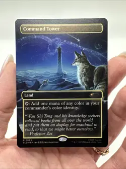 R 7063 Command Tower Borderless Rainbow Foil MTG Magic Avatar Secret Lair ATLA - Image 3