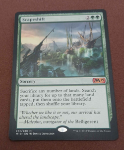 Scapeshift Core Set 2019 (M19) Magic MTG Light Play, English x1 - Image 1