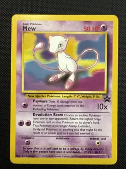 Mew 8 Wotc Black Star Promo Regular Pokemon - Image 1