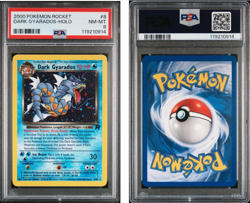 2000 Pokemon Rocket Dark Gyarados Holo #8 PSA NM-MT 8 - Image 1