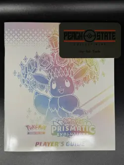 Pokemon Prismatic Evolutions Elite Trainer Box ETB Player's Guide Booklet - Image 1