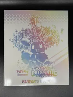 Pokemon Prismatic Evolutions Elite Trainer Box ETB Player's Guide Booklet - Image 2