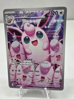 Pokemon TCG: Wigglytuff 105/094 Phantasmal Flames Illustration Rare Near Mint NM - Image 1