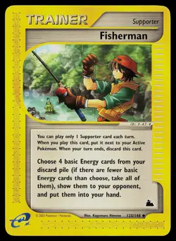 Pokemon Card - Fisherman Skyridge 125/144 Non Holo - Image 1
