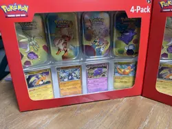 Pokemon TCG Scarlet & Violet 151 Mini Tin 4-Pack Lot Of 2 Sam’s Club Sealed - Image 2