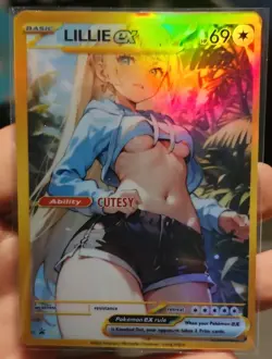 Lillie - Anime - Waifu - Pokemon - Trainer - DIY - Full Art - Sticker - Image 3