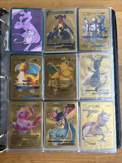 Pokemon Binder Lot Fan Art Foil Cards - Image 2