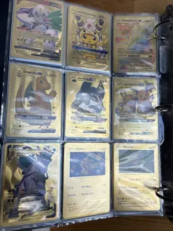 Pokemon Binder Lot Fan Art Foil Cards - Image 5