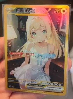Lillie - Anime - Waifu - Pokemon - Trainer - DIY - Full Art - Sticker - Image 3