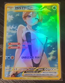 Misty - Anime - Waifu - Pokemon - Trainer - DIY - Full Art - Sticker - Image 3