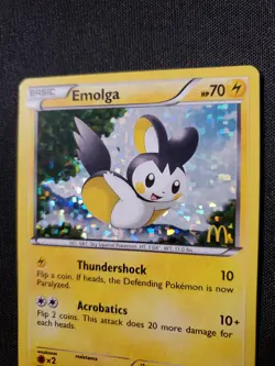 PROMO HOLO Emolga 6/12 LP/VLP 2012 MCDONALDS EXCLUSIVE Pokemon Card Tcg Stamped - Image 4