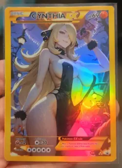Cynthia - Anime - Waifu - Pokemon - Trainer - DIY - Full Art - Sticker - Image 3