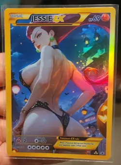 Jessie - Anime - Waifu - Pokemon - Trainer - DIY - Full Art - Sticker - Image 3