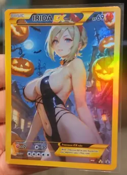 Irida - Anime - Waifu - Pokemon - Trainer - DIY - Full Art - Sticker - Image 2
